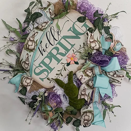 Hello Spring Wreath